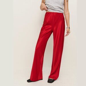 NWT Reformation Satin Pants